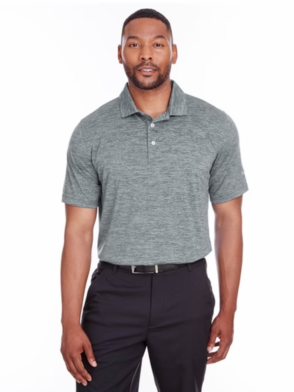 NWT Puma Men's Heathered Gray Polo Shirt